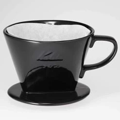 Kalita Style 102 Ceramic Coffee Dripper - Black 18 Kalita Style 102 Ceramic Coffee Dripper - Black -Barista Gear Shop 102blk4 f82c993c 8946 4f8c 9441 3ac2040be0b7