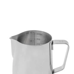 Barista Basics Frothing Pitcher 12oz - Silver -Barista Gear Shop 12 oz silver 4