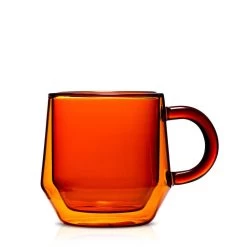 Double Wall Glass Mug (8oz/240ml) - Set Of 2 -Barista Gear Shop 175mlamber hero