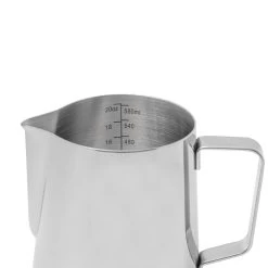 Barista Basics Frothing Pitcher 20oz - Silver -Barista Gear Shop 20 oz silver 4