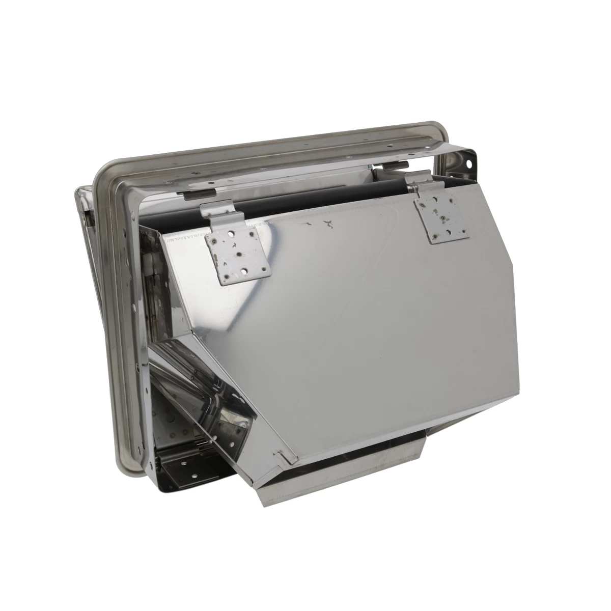 Stainless Steel Fold-down Knock Box Drawer With No Bottom (Special Order Item) 4 Stainless Steel Fold-down Knock Box Drawer With No Bottom (Special Order Item) - Image 2