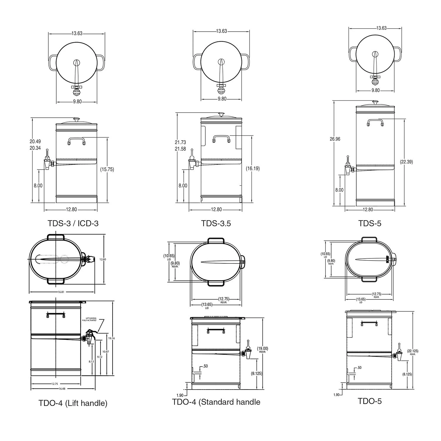 BUNN® BUNN TDO-4 Iced Tea & Coffee Dispenser W/ Brew-Thru Lid 5 BUNN® BUNN TDO-4 Iced Tea & Coffee Dispenser W/ Brew-Thru Lid - Image 3
