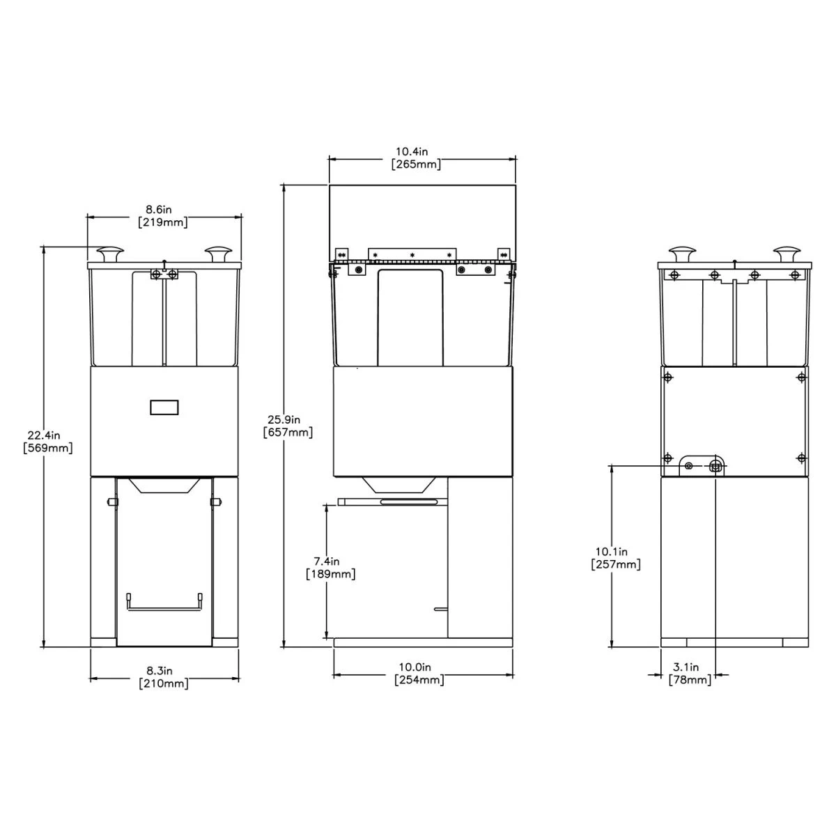 BUNN® BUNN FPG-2 DBC French Press Batch Commercial Coffee Grinder 4 BUNN® BUNN FPG-2 DBC French Press Batch Commercial Coffee Grinder - Image 2