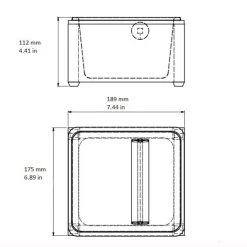 Maplewood Knockbox Set (7" X 7" X 4") 18 Maplewood Knockbox Set (7" X 7" X 4") -Barista Gear Shop EPBB5002547 1