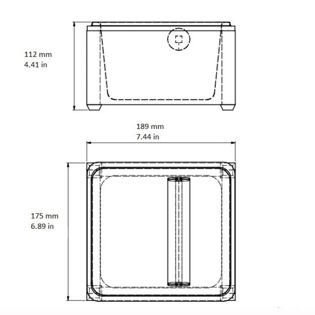 Maplewood Knockbox Set (7" X 7" X 4") 10 Maplewood Knockbox Set (7" X 7" X 4") - Image 8