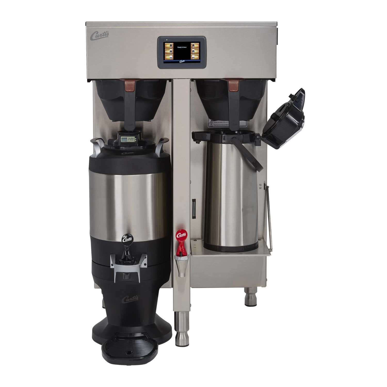 Wilbur Curtis G4 1.5 Gallon Twin Coffee Brewer W/ Shelf 3 Wilbur Curtis G4 1.5 Gallon Twin Coffee Brewer W/ Shelf