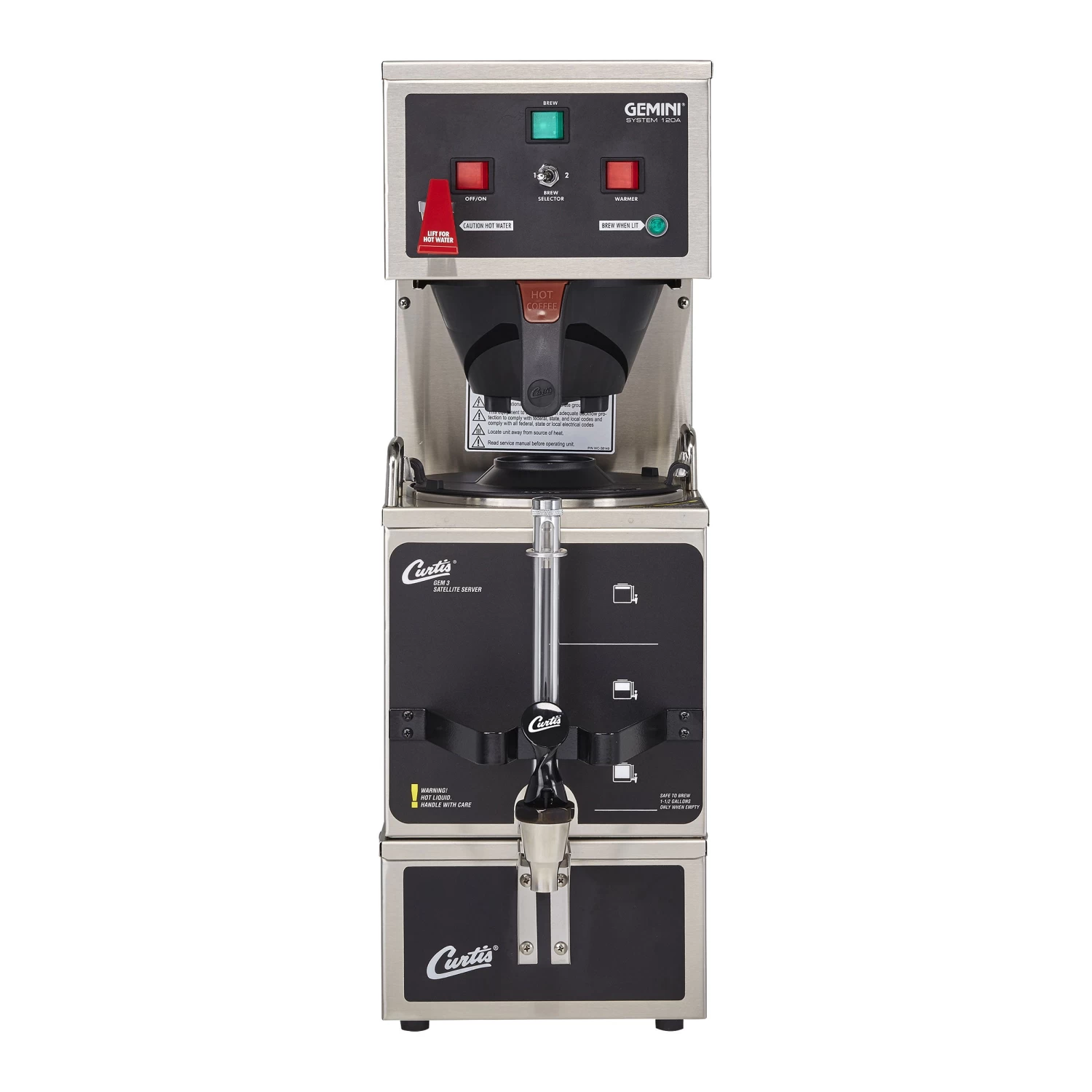 Wilbur Curtis Single 1 Gallon Analog Coffee Brewer W/ Dual Voltage 3 Wilbur Curtis Single 1 Gallon Analog Coffee Brewer W/ Dual Voltage