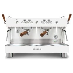 Ascaso Barista T Plus, Automatic 2 Group Espresso Machine, With Thermodynamic Technology (White)