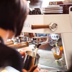 Ascaso Barista T Plus, Automatic 2 Group Espresso Machine, With Thermodynamic Technology (White) -Barista Gear Shop barista t plus 2g white ste