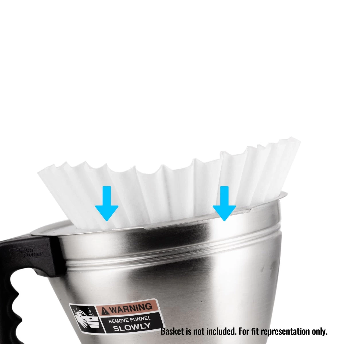 Paper Coffee Filters, Fits Batch Brewers - Size 14"x 5" (500 Count) 6 Paper Coffee Filters, Fits Batch Brewers - Size 14"x 5" (500 Count) - Image 4