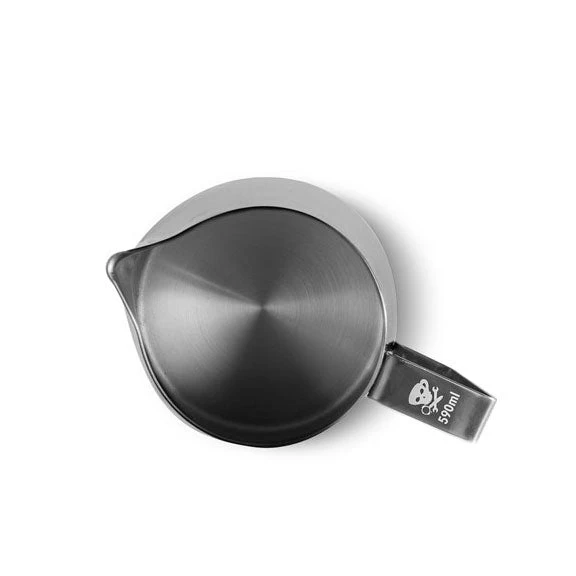 Colored Frothing Pitcher 20oz - Black 3 Colored Frothing Pitcher 20oz - Black - Image 2