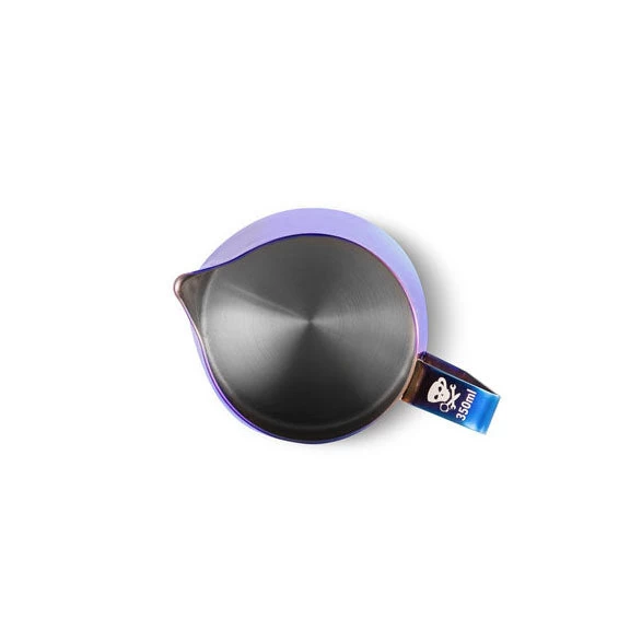 Colored Frothing Pitcher 12oz - Blue 4 Colored Frothing Pitcher 12oz - Blue - Image 2