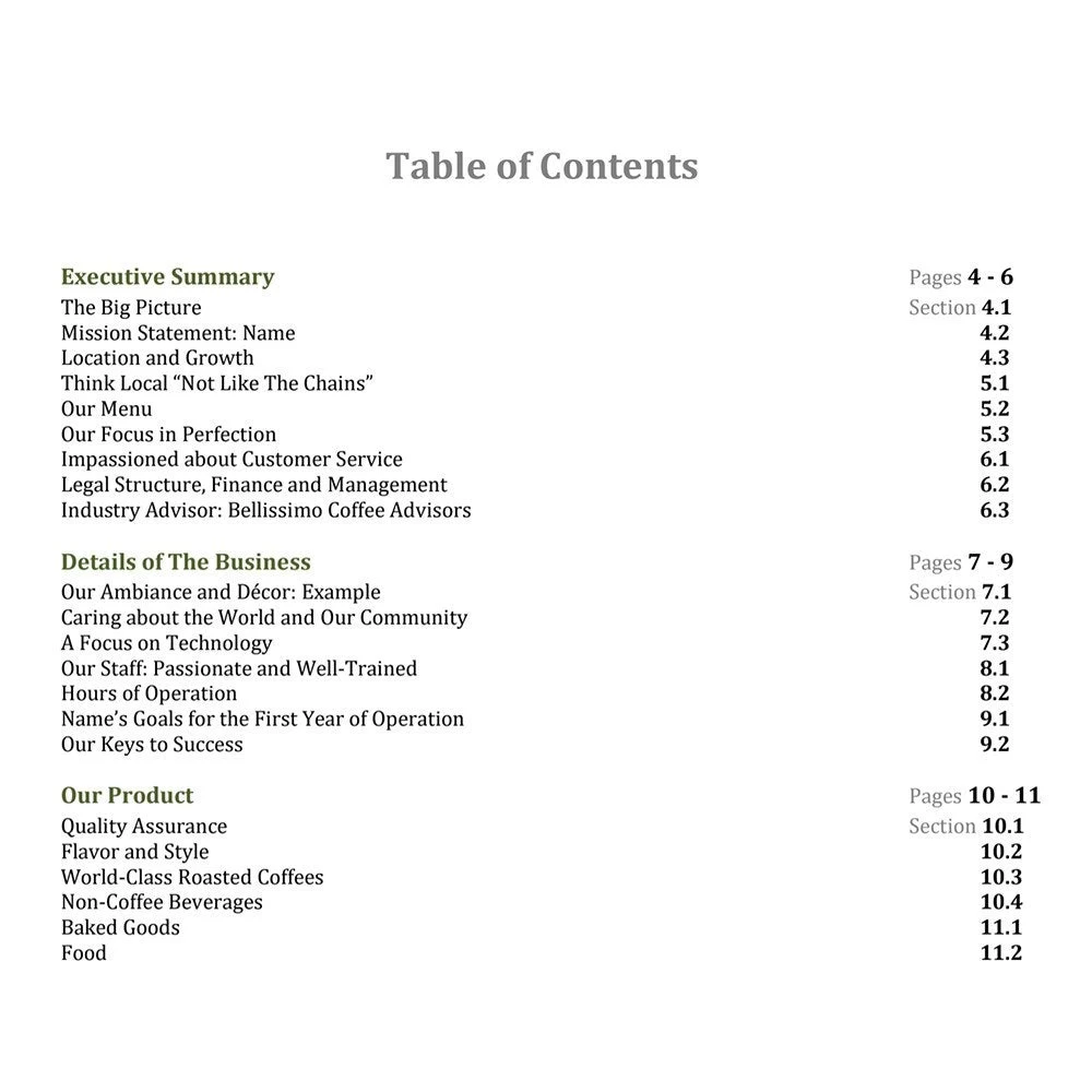 Coffee Shop Business Plan 5 Coffee Shop Business Plan - Image 3