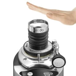 Ceado E37SD Single Dose Espresso Grinder - Black -Barista Gear Shop ceado 37sd grinder button