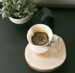 Kalita Style 102 Ceramic Coffee Dripper - White -Barista Gear Shop ceramic dripper 102 2