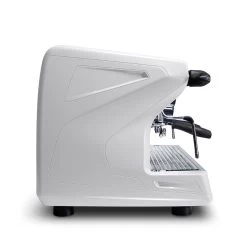 Rancilio Classe 5 S 2 Group Semi-Automatic Espresso Machine - Ice White -Barista Gear Shop cla5s 2gr wht lside