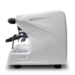 Rancilio Classe 5 S 2 Group Semi-Automatic Espresso Machine - Ice White -Barista Gear Shop cla5s 2gr wht rside