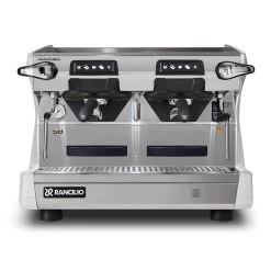 Barista Gear Shop 18 Rancilio Classe 5 USB 2 Group Compact Tall Volumetric Espresso Machine - Ice White