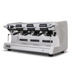 Rancilio Classe 5 USB Tall 3 Group Volumetric Espresso Machine - Ice White -Barista Gear Shop cla5usbtall 3gr white xfrt