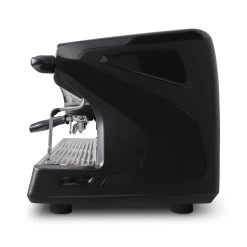 Rancilio Classe 7 USB 2 Group Volumetric Espresso Machine - Anthracite Black -Barista Gear Shop cla7usb 2gr blk sider