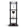 Yama 6-8 Cup Cold Drip Maker Straight Black Wood Frame (32oz) -Barista Gear Shop cold brew tower hero