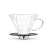 Yama Glass Cone Coffee Dripper - Black -Barista Gear Shop diamond dripper blk 1