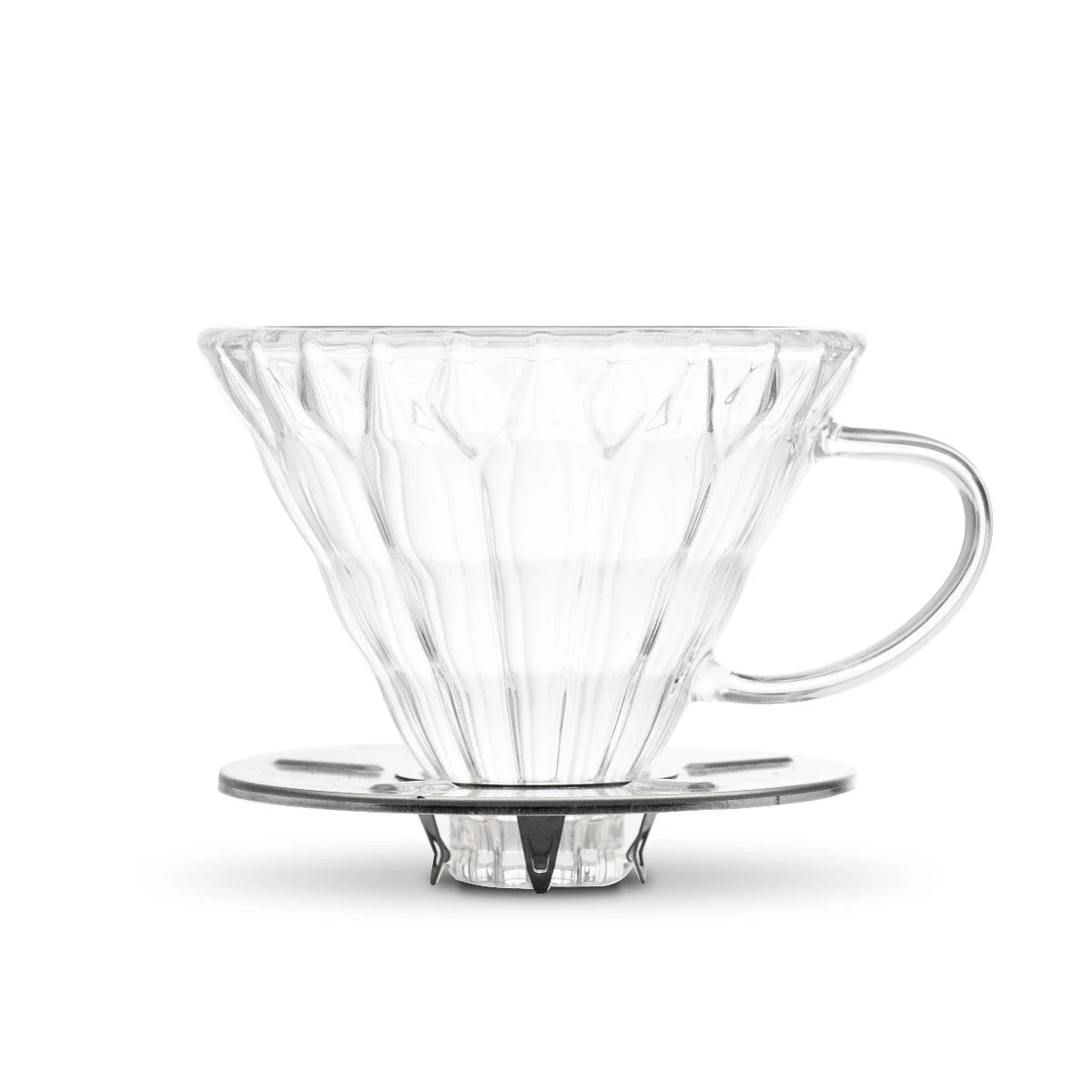 Yama Glass Cone Coffee Dripper - Stainless Steel 3 Yama Glass Cone Coffee Dripper - Stainless Steel