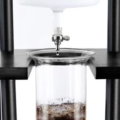 Yama 25 Cup Cold Drip Maker Straight Black Wood Frame (100oz) -Barista Gear Shop drip black