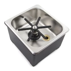 Countertop Bar & Cafe Rinser NSF Approved - 6" X 6" -Barista Gear Shop epprct662 3 1