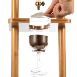 Yama 6-8 Cup Cold Drip Tower Bamboo Straight Frame (32oz) -Barista Gear Shop filter drop bamboo 8 cup web res 5eb8b5f0 97d3 457b be4d bf85e3b95ede