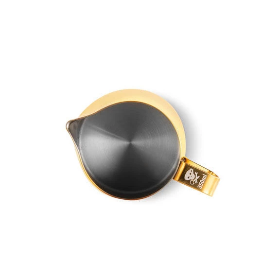 Colored Frothing Pitcher 12oz - Gold 5 Colored Frothing Pitcher 12oz - Gold - Image 3