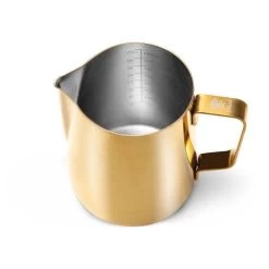 Colored Frothing Pitcher 20oz - Gold -Barista Gear Shop gold 590 qtrxtop1