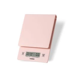 Hario V60 Drip Scale And Timer - Matte Pink -Barista Gear Shop hario scale pink 2