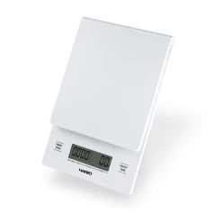 Hario V60 Drip Scale And Timer - White -Barista Gear Shop hario scale white quarter float 633e0cfe 27b2 4623 b2da 2f5d804e89b1