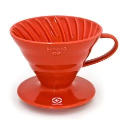 Hario V60 Ceramic Coffee Dripper 02 - Red
