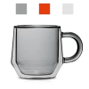 Double Wall Glass Mug (8oz/240ml) - Set Of 2 -Barista Gear Shop hearth handle 1810ab0d efb1 4f48 8aee 4cba229f1b7e