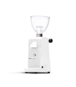 Ascaso I-mini Flat Burr Home Coffee Grinder, 54MM - White -Barista Gear Shop imini white quarter left 37c03c4b 3a77 4881 8b59 d29bacce7625