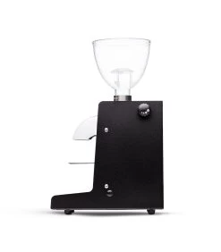 Ascaso I-STEEL Flat Burr Home Coffee Grinder, 54MM - Black -Barista Gear Shop isteel side view black 6db0b778 52b4 4936 84d3 b0b87b89da36
