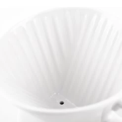 Kalita Style 102 Ceramic Coffee Dripper - White -Barista Gear Shop kalita ceramic 102 close up 1 fcd5d7ec 7980 4c82 a31c a2973d2cd5a8