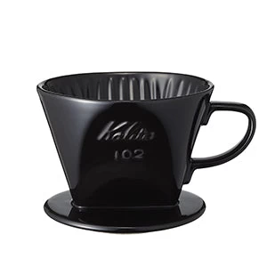 Kalita Style 102 Ceramic Coffee Dripper - Black 3 Kalita Style 102 Ceramic Coffee Dripper - Black