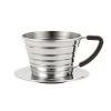 Kalita Wave 155 Stainless Steel Coffee Dripper -Barista Gear Shop kalita wave 155 new handle