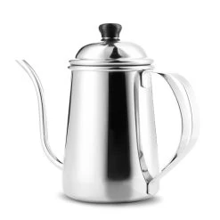 Yama Stainless Steel Gooseneck Kettle (24oz) -Barista Gear Shop kettle handle 2