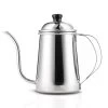 Yama Stainless Steel Gooseneck Kettle (24oz) -Barista Gear Shop kettle hero 3