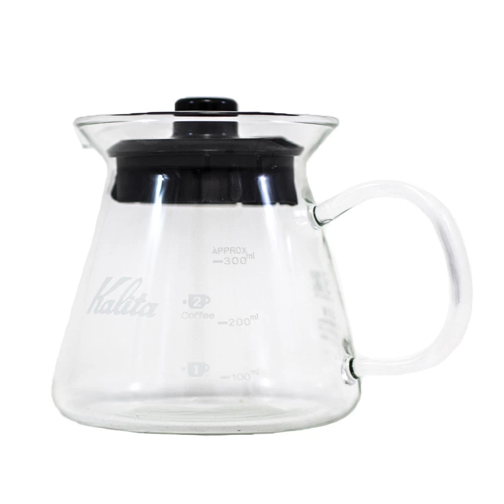 Kalita Wave Glass Coffee Server - 300ml 4 Kalita Wave Glass Coffee Server - 300ml - Image 2