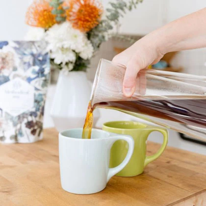 10oz Lino Diner Coffee Mug - Lotus 4 10oz Lino Diner Coffee Mug - Lotus - Image 2