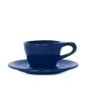 Lino Single Cappuccino Cup & Saucer - Indigo (5oz/148ml) -Barista Gear Shop lino single capp indigo