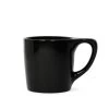 10oz Lino Diner Coffee Mug - Black -Barista Gear Shop lino mug black 4