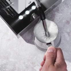 Ascaso Steel UNO Programmable Espresso Machine W/PID Controller, Single Thermoblock, 120V (White) -Barista Gear Shop milk steam 1 1 ee004de0 20c0 4d3b bf96 38b19cd8e252