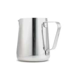 Barista Basics Frothing Pitcher 32oz - Silver -Barista Gear Shop new pitcher handle 30 480b3a87 fde3 4ac1 8b0a 4daf26c0c75a