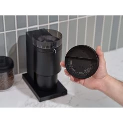 Opus Conical Burr Coffee Grinder - Black -Barista Gear Shop opus grinder black life5